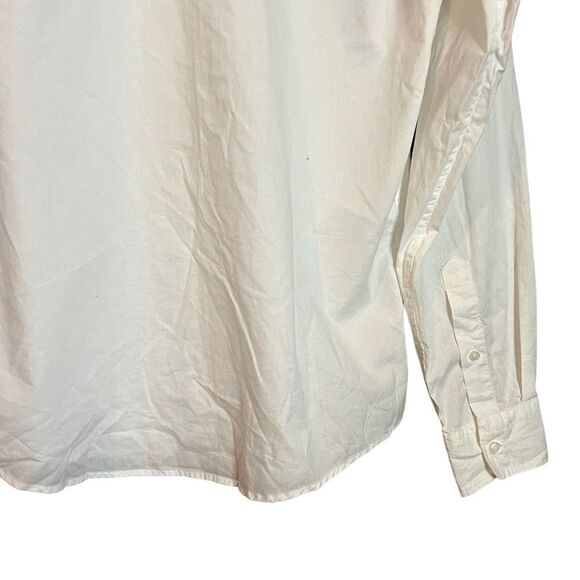 NWT! Gap untucked optic white button down shirt - Picture 7 of 9